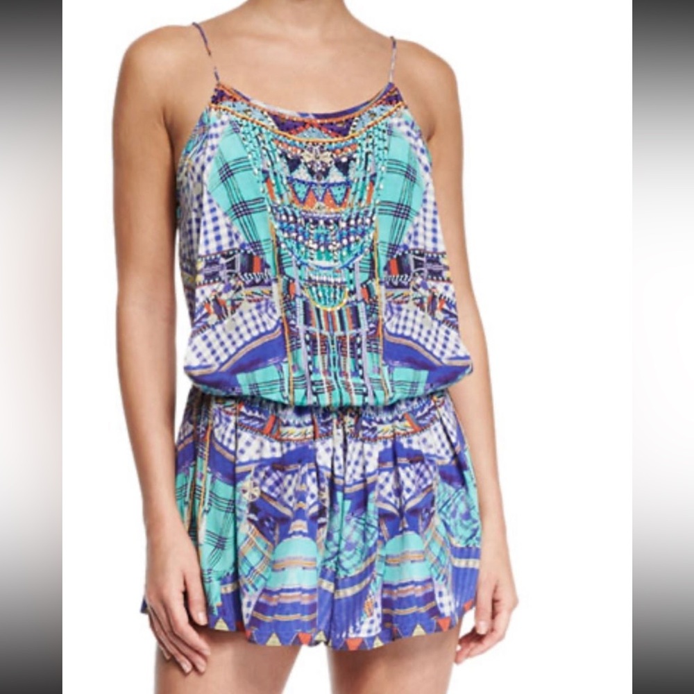 Camilla Franks “Divinity Dance” Silk Playsuit